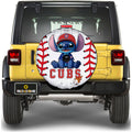 Chicago Cubs Spare Tire Covers Camera Hole Stitch Theme Collection - Gearcarcover - 1