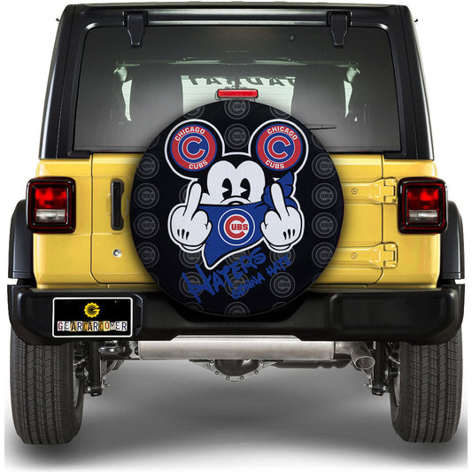 Chicago Cubs Spare Tire Covers Custom Car Accessories - Gearcarcover - 1