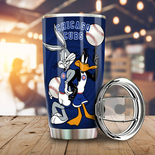 Chicago Cubs Tumbler Cup Custom Car Accessories - Gearcarcover - 2