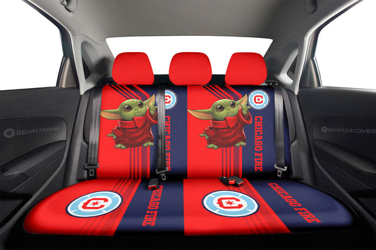Chicago Fire FC Car Back Seat Covers Custom Car Accessories - Gearcarcover - 2