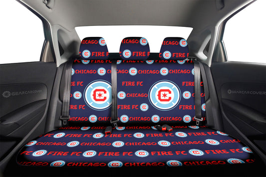 Chicago Fire FC Car Back Seat Covers Sporty Team Collection - Gearcarcover - 2