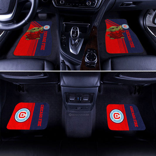 Chicago Fire FC Car Floor Mats Custom Car Accessories - Gearcarcover - 2