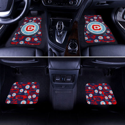Chicago Fire FC Car Floor Mats Custom Car Accessories - Gearcarcover - 2