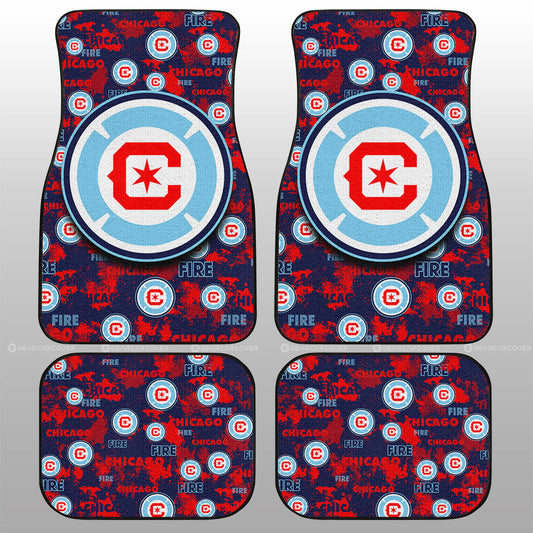 Chicago Fire FC Car Floor Mats Custom Car Accessories - Gearcarcover - 1