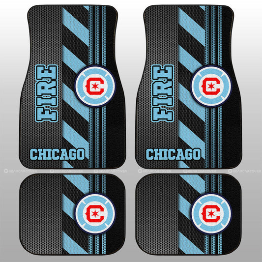 Chicago Fire FC Car Floor Mats Custom Car Accessories - Gearcarcover - 1