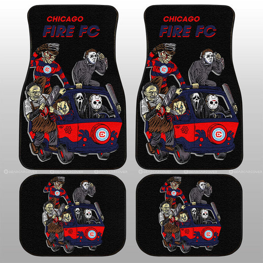 Chicago Fire FC Car Floor Mats Custom Car Accessories - Gearcarcover - 1