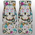 Chicago Fire FC Car Floor Mats Custom Sugar Skull Car Accessories - Gearcarcover - 1