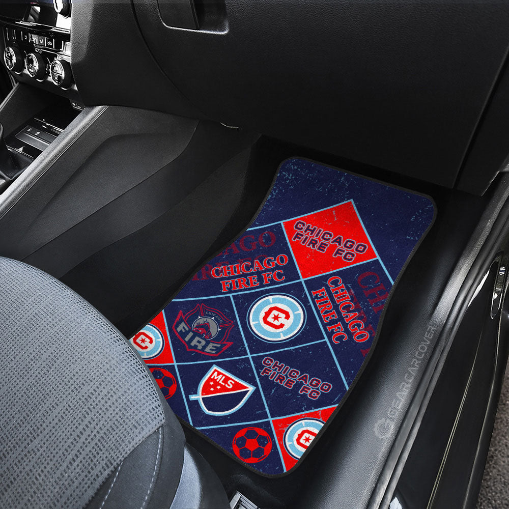 Chicago Fire FC Car Floor Mats Sporty Team Collection - Gearcarcover - 3