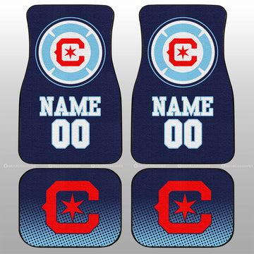 Chicago Fire FC Car Floor Mats Sporty Team Collection - Gearcarcover - 1