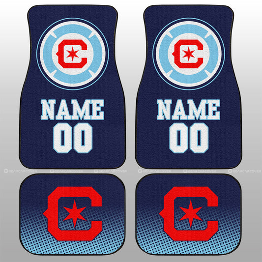 Chicago Fire FC Car Floor Mats Sporty Team Collection - Gearcarcover - 1