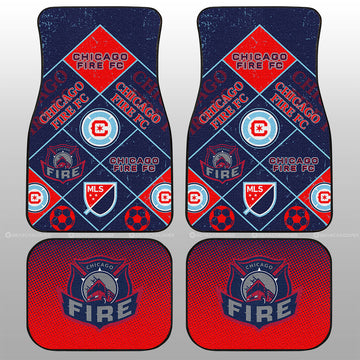 Chicago Fire FC Car Floor Mats Sporty Team Collection - Gearcarcover - 1