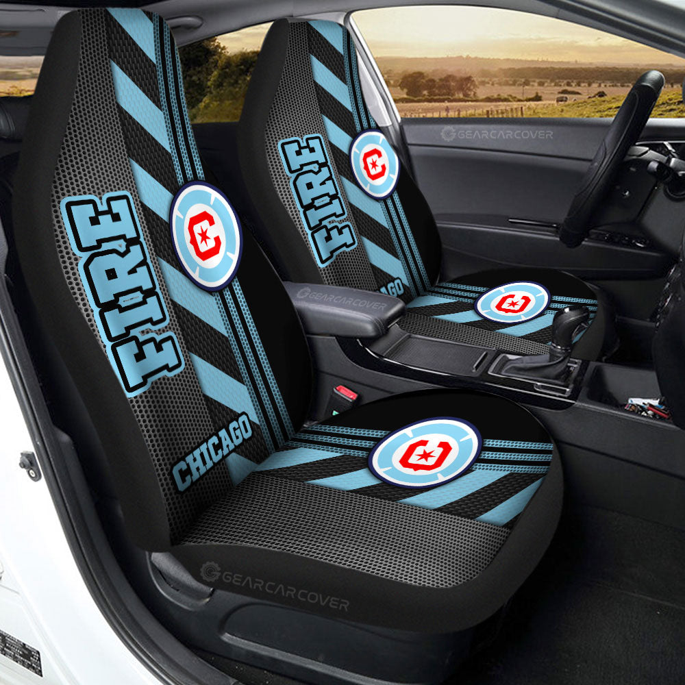 Chicago Fire FC Car Seat Covers Custom Car Accessories - Gearcarcover - 2