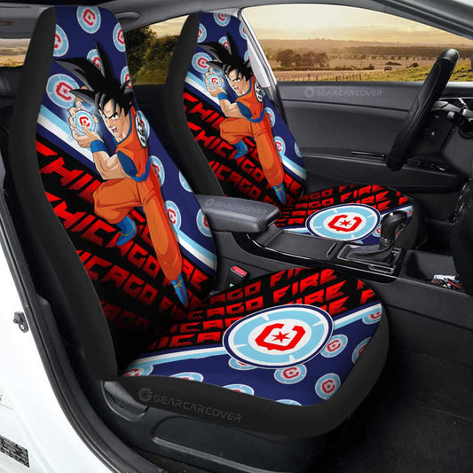 Chicago Fire FC Car Seat Covers Goku Car Accessories For Fans - Gearcarcover - 1
