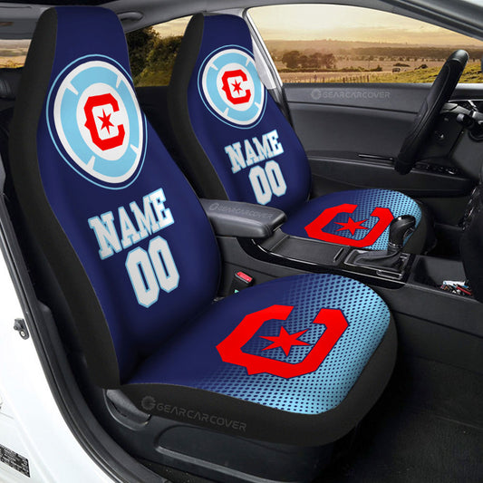 Chicago Fire FC Car Seat Covers Sporty Team Collection - Gearcarcover - 2