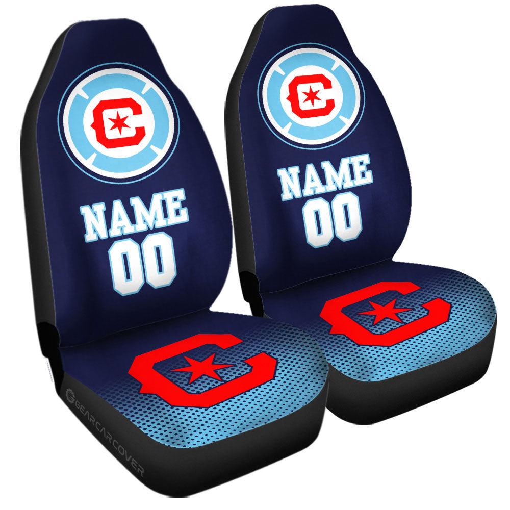 Chicago Fire FC Car Seat Covers Sporty Team Collection - Gearcarcover - 3