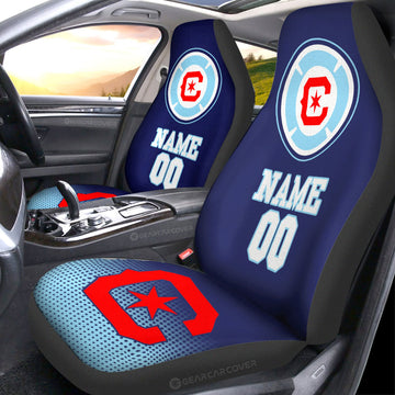 Chicago Fire FC Car Seat Covers Sporty Team Collection - Gearcarcover - 1