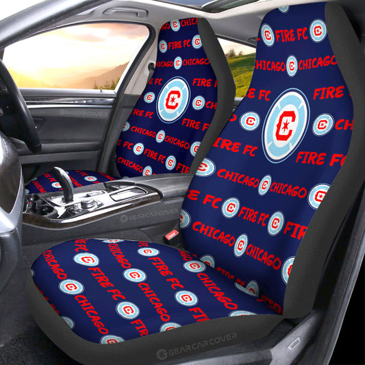 Chicago Fire FC Car Seat Covers Sporty Team Collection - Gearcarcover - 1