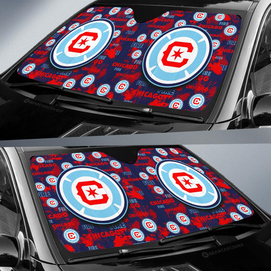 Chicago Fire FC Car Sunshade Custom Car Accessories - Gearcarcover - 2
