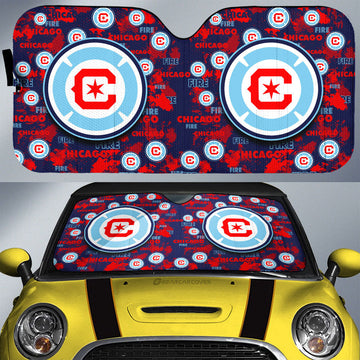 Chicago Fire FC Car Sunshade Custom Car Accessories - Gearcarcover - 1