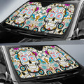 Chicago Fire FC Car Sunshade Custom Sugar Skull Car Accessories - Gearcarcover - 2