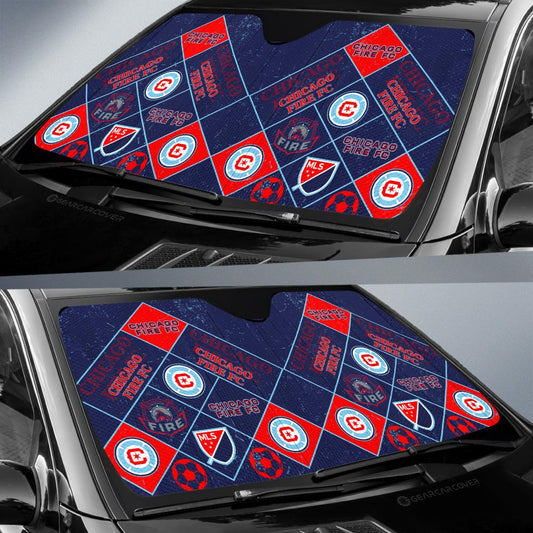Chicago Fire FC Car Sunshade Sporty Team Collection - Gearcarcover - 2