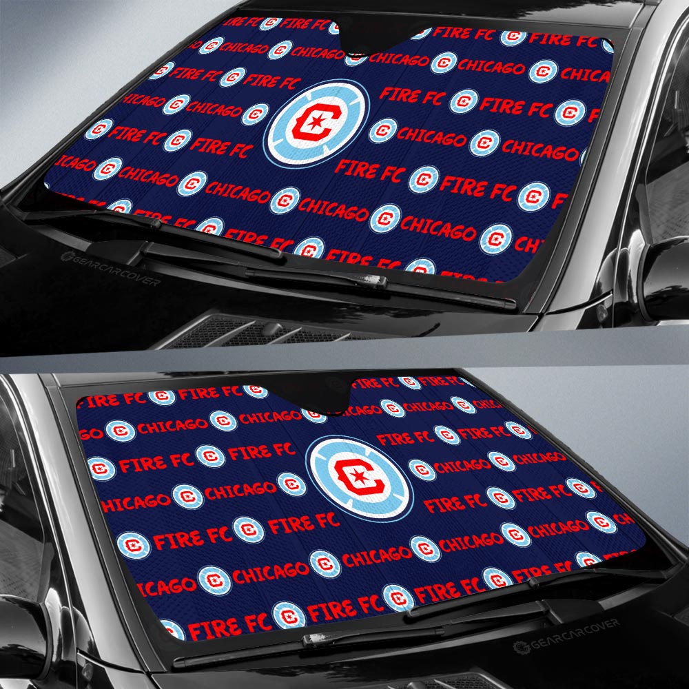 Chicago Fire FC Car Sunshade Sporty Team Collection - Gearcarcover - 2