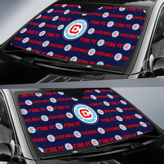Chicago Fire FC Car Sunshade Sporty Team Collection - Gearcarcover - 2