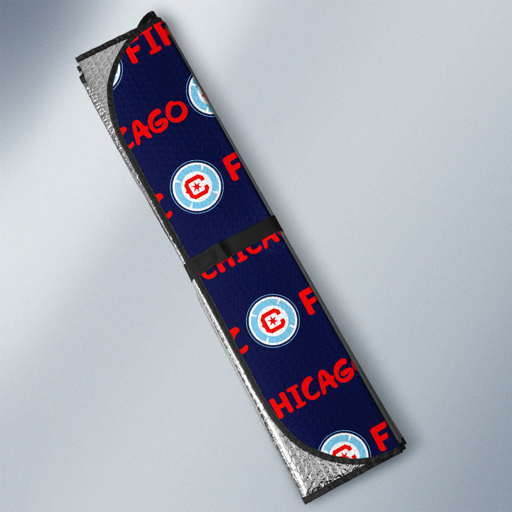 Chicago Fire FC Car Sunshade Sporty Team Collection - Gearcarcover - 3