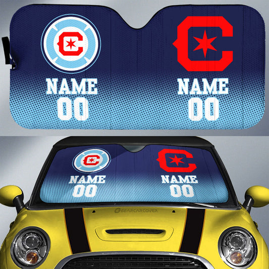 Chicago Fire FC Car Sunshade Sporty Team Collection - Gearcarcover - 1