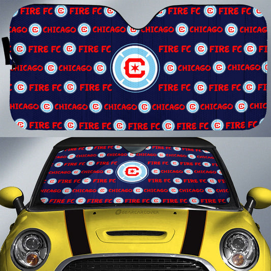 Chicago Fire FC Car Sunshade Sporty Team Collection - Gearcarcover - 1