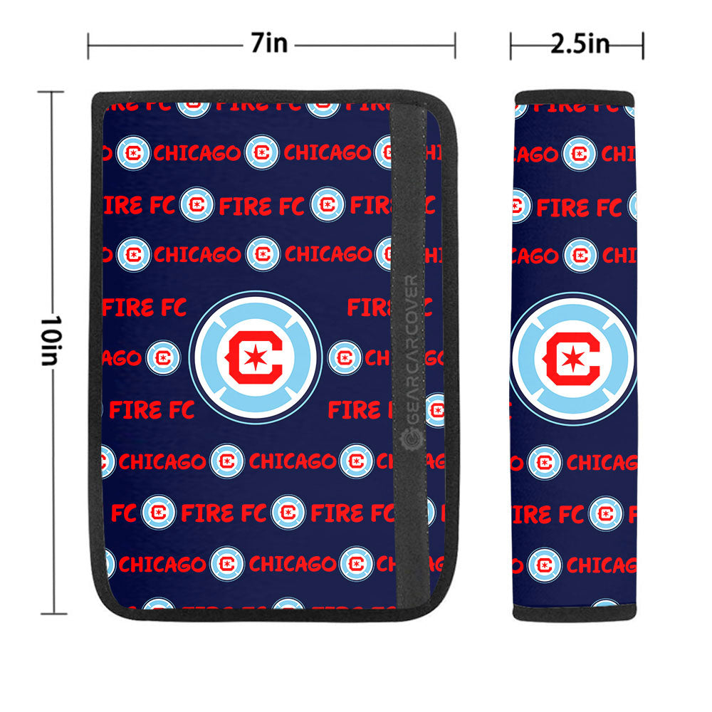 Chicago Fire FC Seat Belt Covers Sporty Team Collection - Gearcarcover - 1