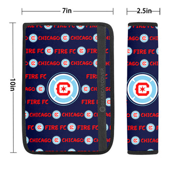 Chicago Fire FC Seat Belt Covers Sporty Team Collection - Gearcarcover - 1