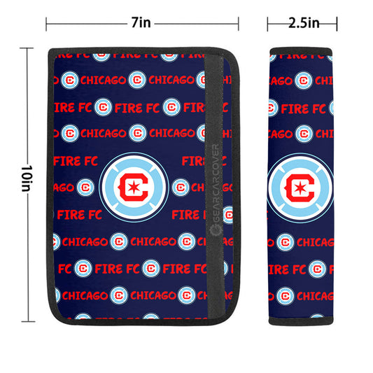 Chicago Fire FC Seat Belt Covers Sporty Team Collection - Gearcarcover - 1