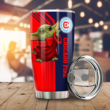 Chicago Fire FC Tumbler Cup Custom Car Accessories - Gearcarcover - 1