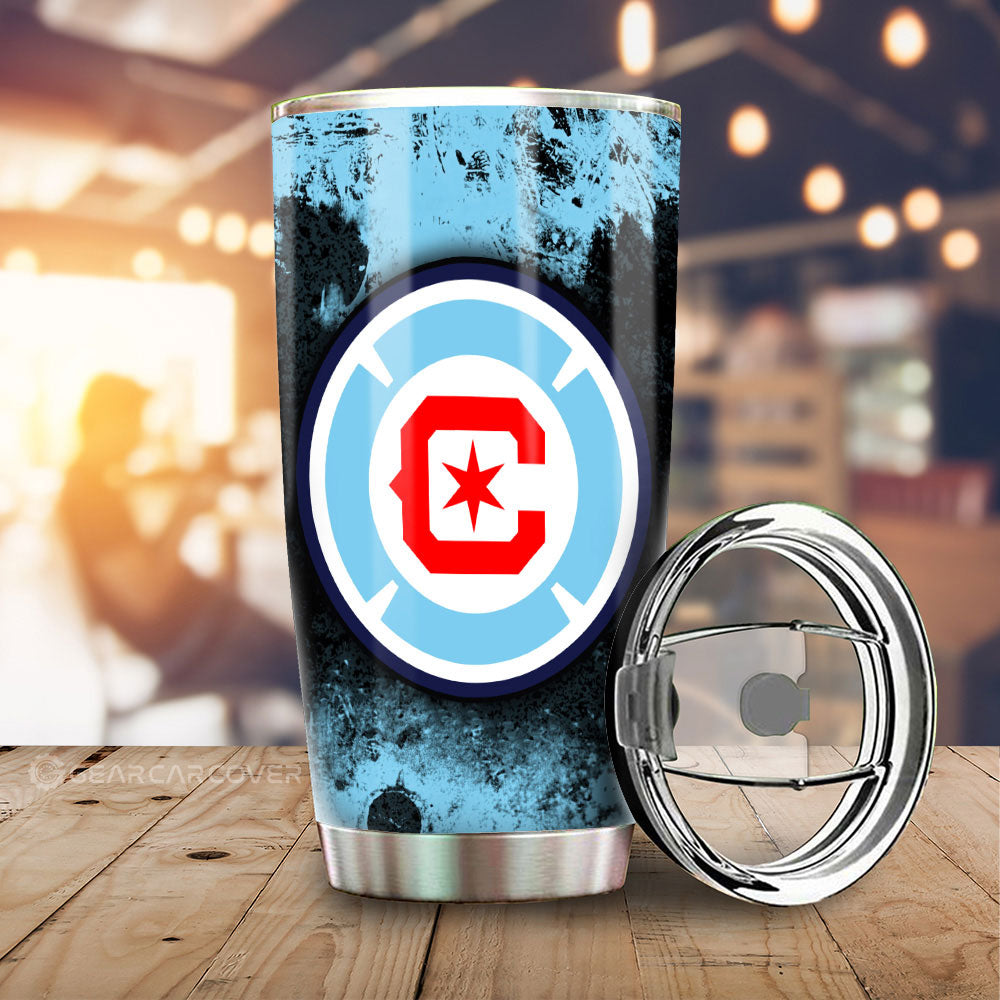 Chicago Fire FC Tumbler Cup Custom Car Accessories - Gearcarcover - 1