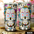 Chicago Fire FC Tumbler Cup Custom Sugar Skull Car Accessories - Gearcarcover - 2