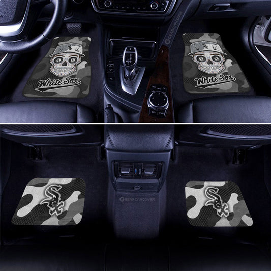 Chicago White Sox Car Floor Mats Skull Theme Collection - Gearcarcover - 2