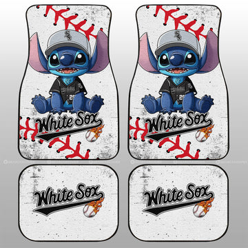 Chicago White Sox Car Floor Mats Stitch Theme Collection - Gearcarcover - 1