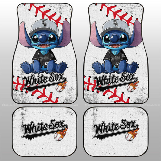 Chicago White Sox Car Floor Mats Stitch Theme Collection - Gearcarcover - 1