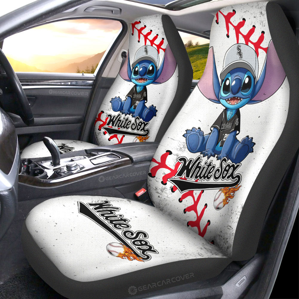 Chicago White Sox Car Seat Covers Stitch Theme Collection - Gearcarcover - 1