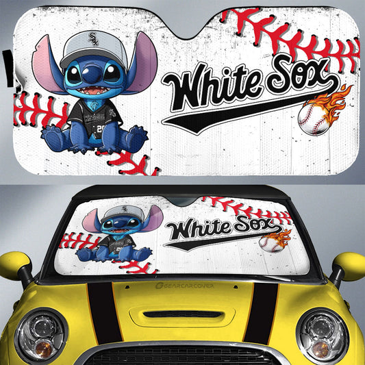 Chicago White Sox Car Sunshade Stitch Theme Collection - Gearcarcover - 1
