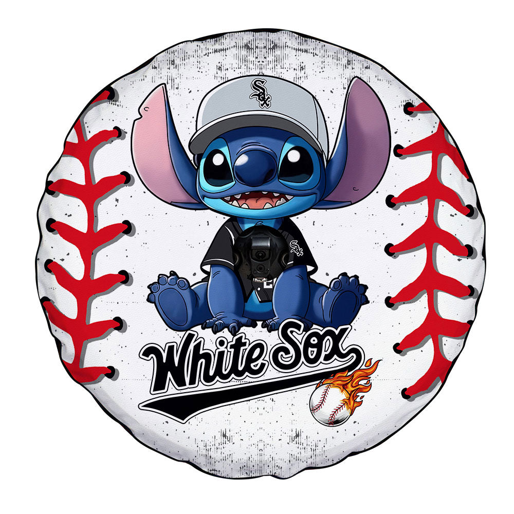 Chicago White Sox Spare Tire Covers Camera Hole Stitch Theme Collection - Gearcarcover - 4