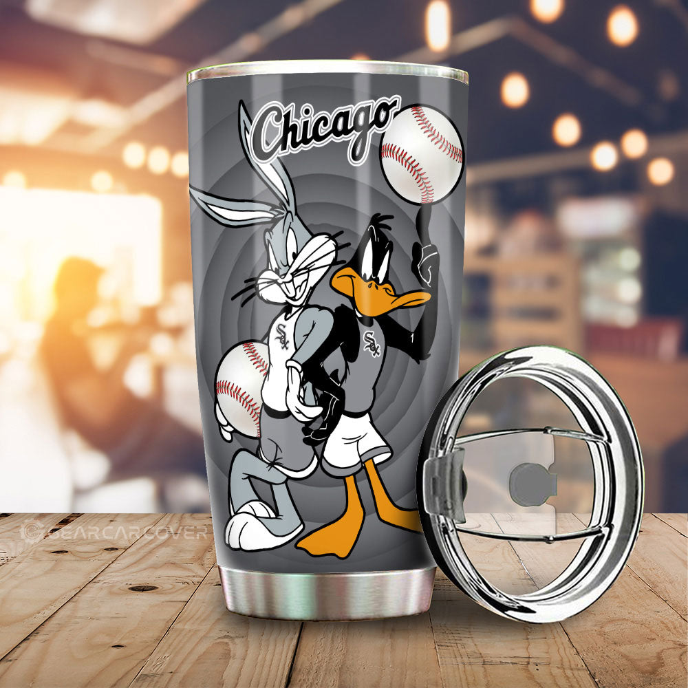 Chicago White Sox Tumbler Cup Custom Car Accessories - Gearcarcover - 2