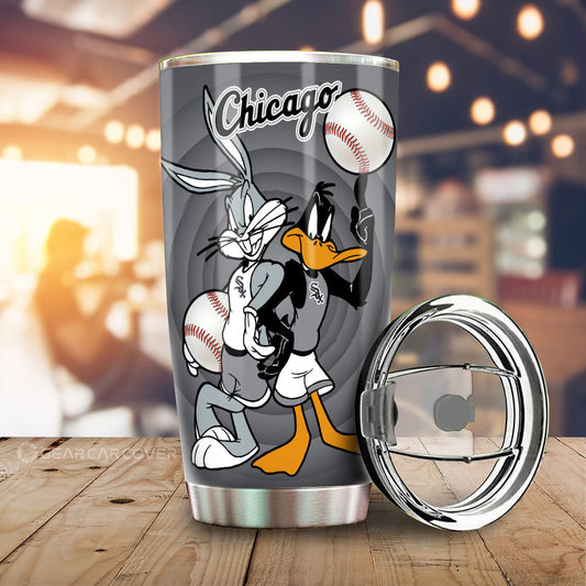 Chicago White Sox Tumbler Cup Custom Car Accessories - Gearcarcover - 2