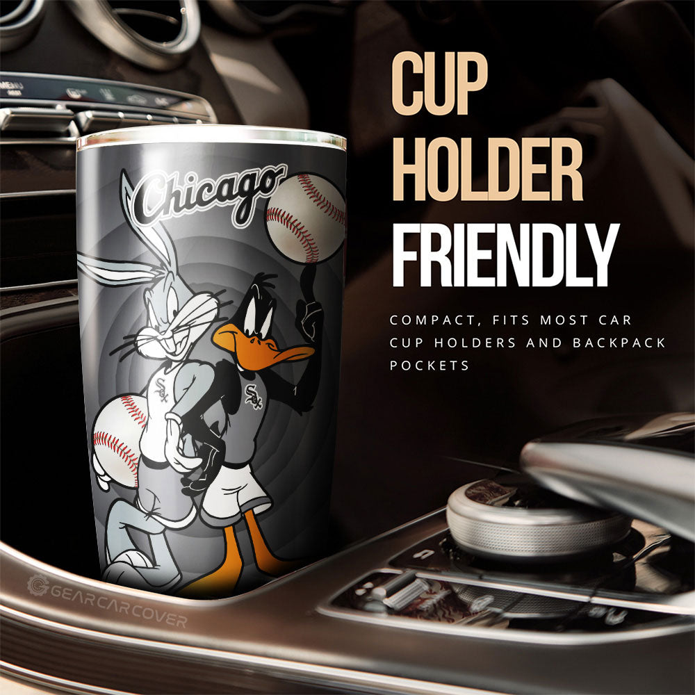 Chicago White Sox Tumbler Cup Custom Car Accessories - Gearcarcover - 3
