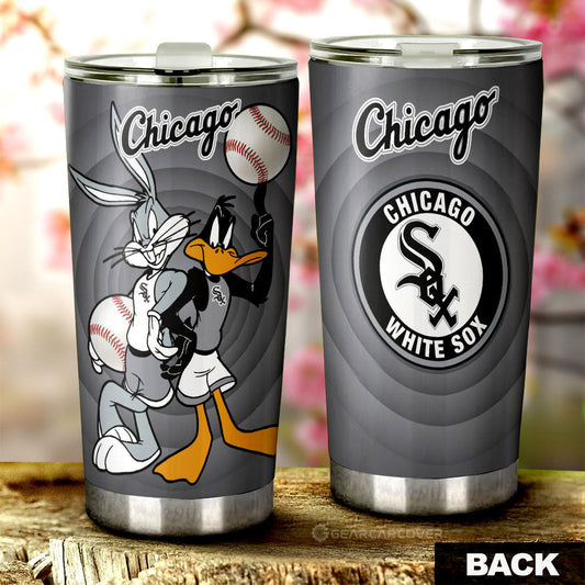 Chicago White Sox Tumbler Cup Custom Car Accessories - Gearcarcover - 1