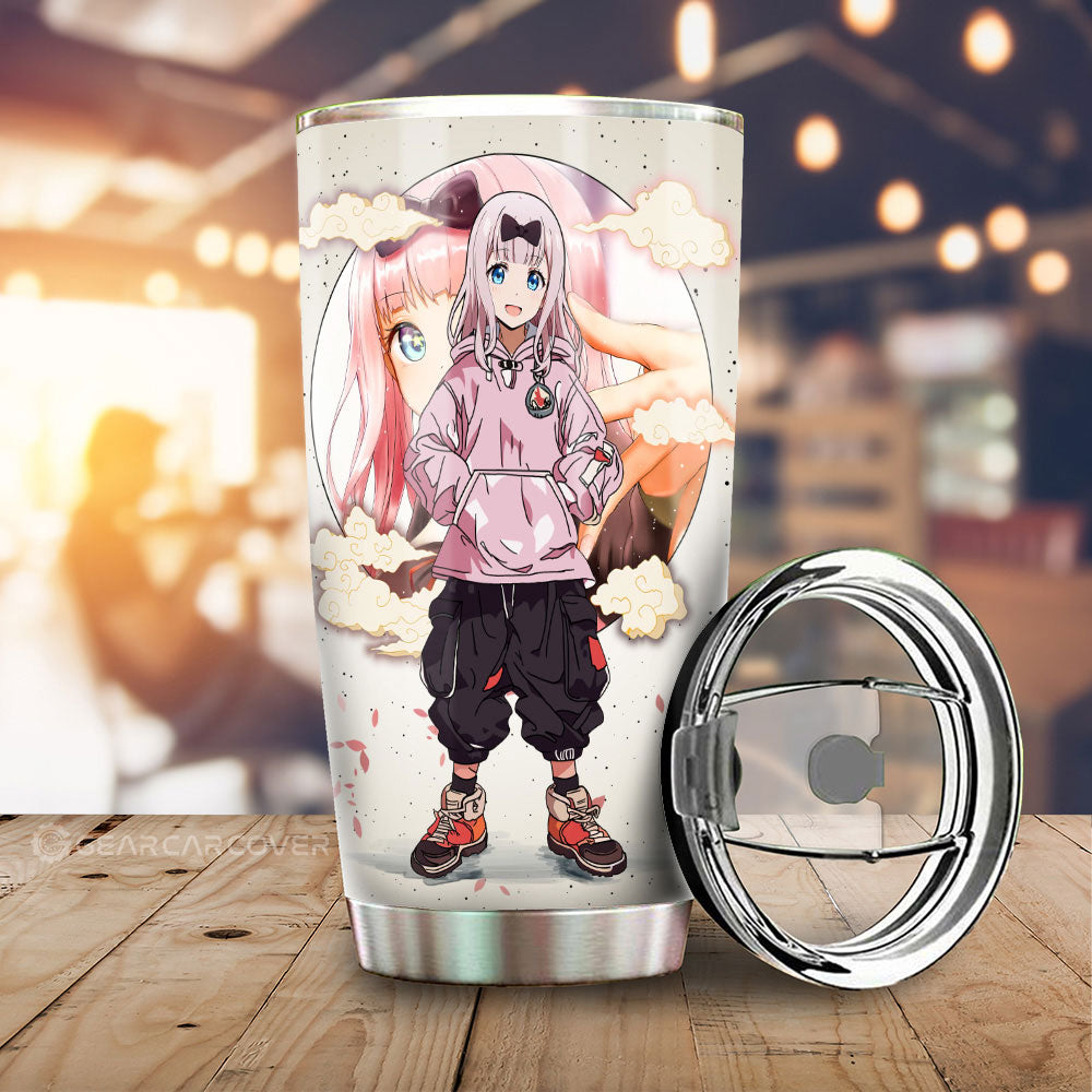 Chika Fujiwara Tumbler Cup Anime Collection - Gearcarcover - 1