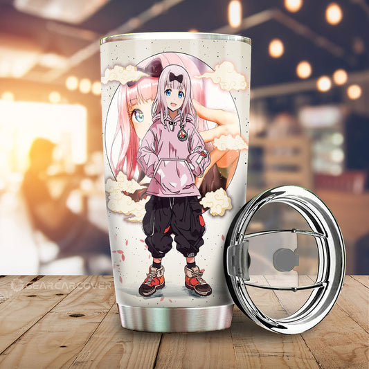 Chika Fujiwara Tumbler Cup Anime Collection - Gearcarcover - 1