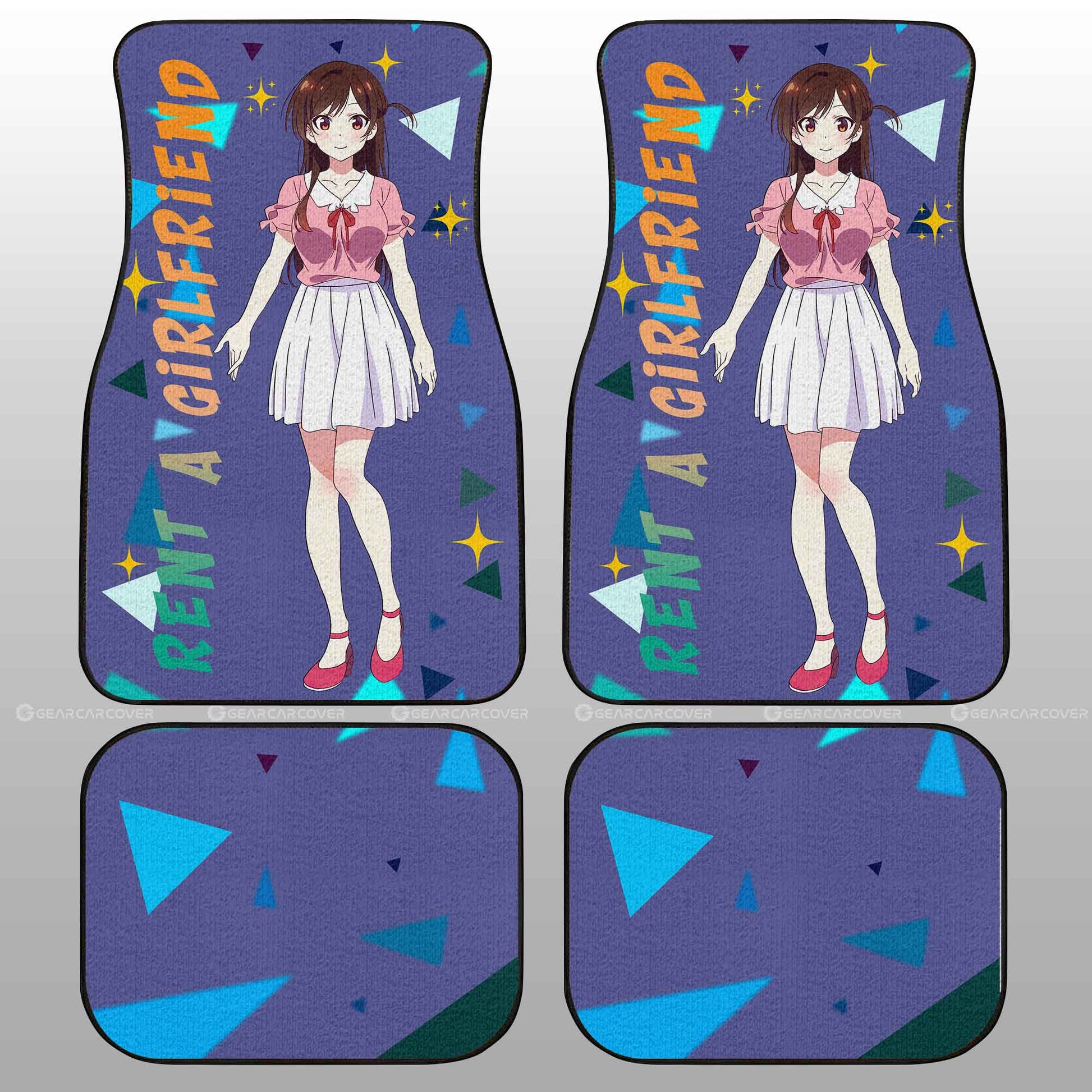 Chizuru Ichinose Car Floor Mats Custom Rent A Girlfriend Car Accessories - Gearcarcover - 2