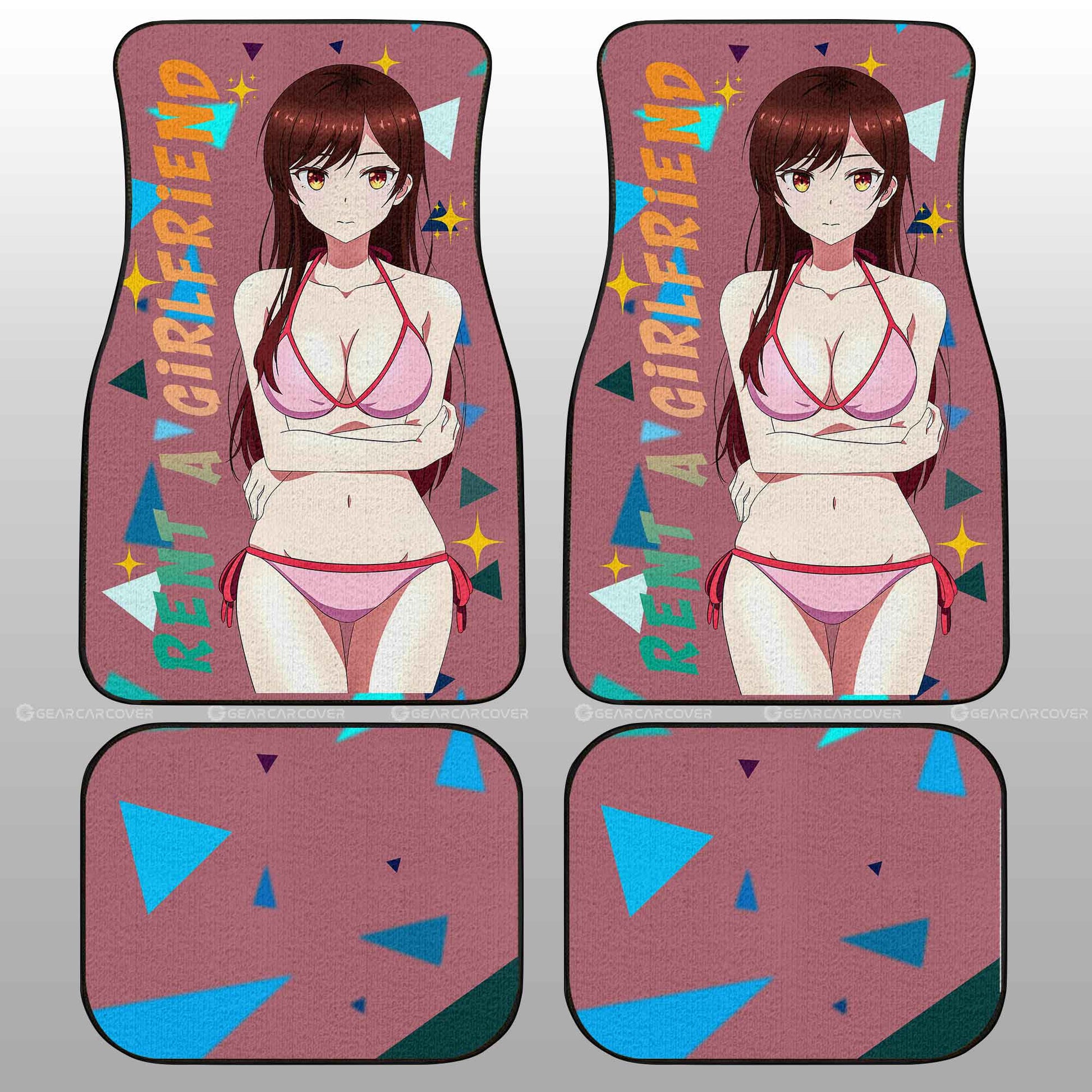 Chizuru Ichinose Car Floor Mats Custom Rent A Girlfriend Car Accessories - Gearcarcover - 2